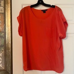 Size 12 French Connection Pink Silk Top